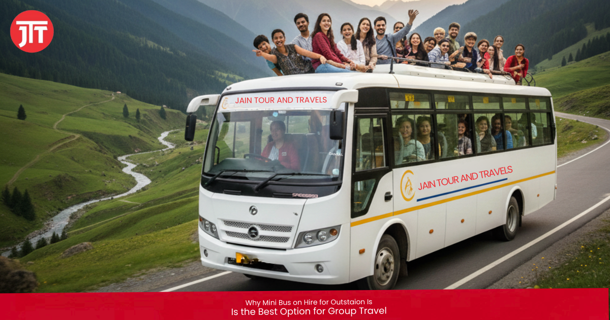 Mini Bus on Hire for Outstation for Group Travel from Delhi