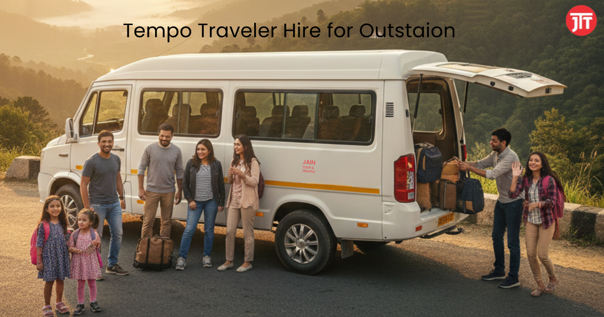 Tempo Traveller hire for outstation in Delhi