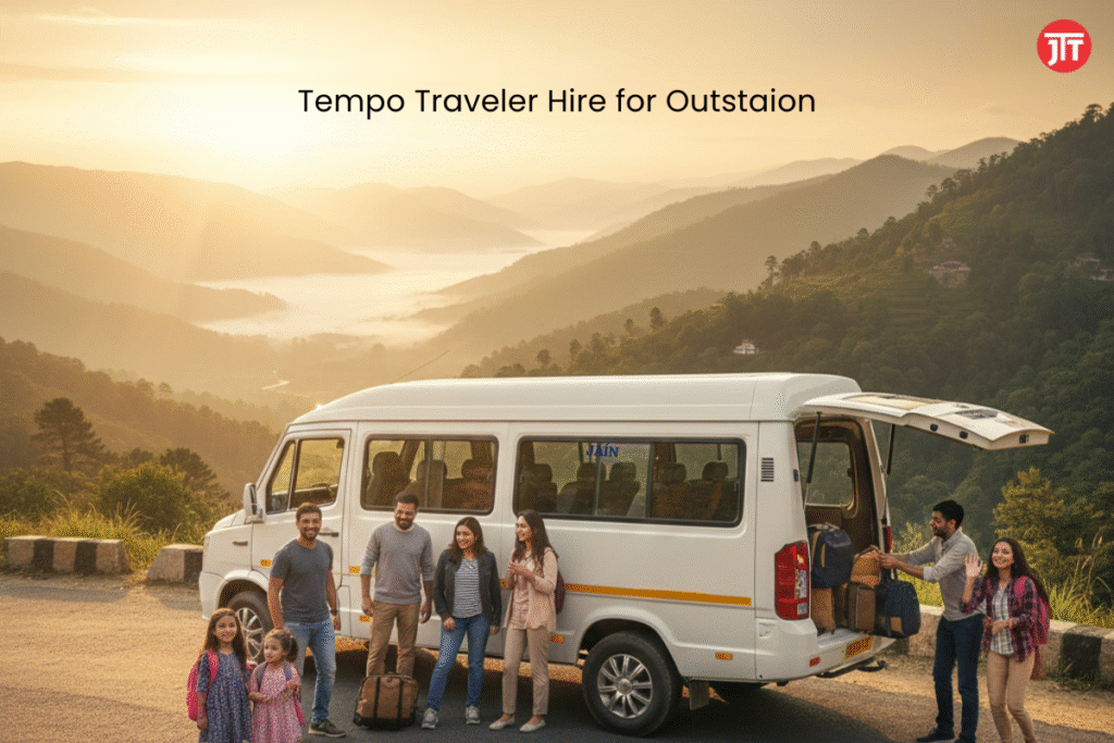 Tempo Traveller hire for outstation in Delhi
